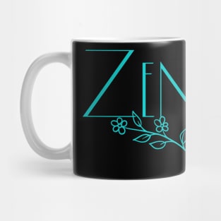 Zen in Aqua Mug